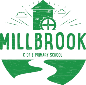 Millbrook C of E Primary School Logo Millbrook C of E Primary School Logo