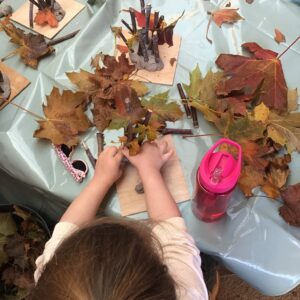 Braddock Primary Pupil bonfire crafting Braddock Primary Pupil bonfire crafting