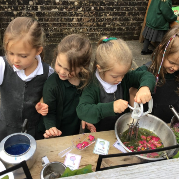 Quethiock Primary School Mud Kitchen