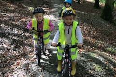 Quethiock Primary School Pupils Balance Biking Quethiock Primary School Pupils Balance Biking