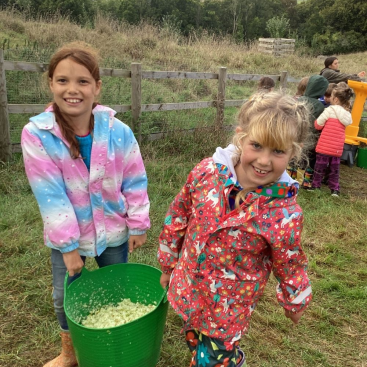 St Germans Primary Pupils enjoying outdoors