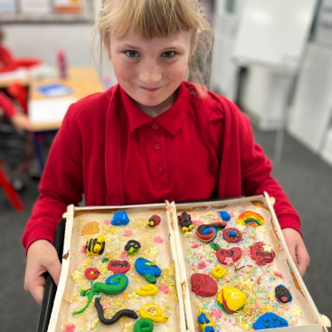 St Mabyn School pupil baking project