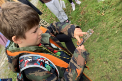 St Petrocs Primary School Pupil using compass St Petrocs Primary School Pupil using compass