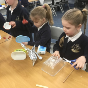 St Petrocs Primary School Pupils recycle project St Petrocs Primary School Pupils recycle project