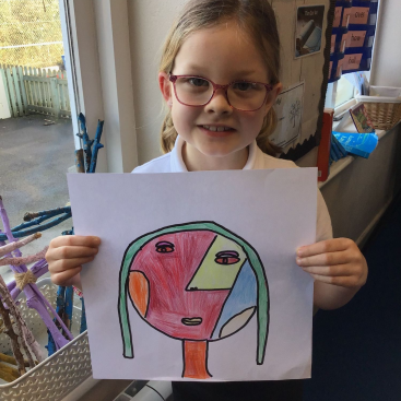 Antony Primary School Child showing art