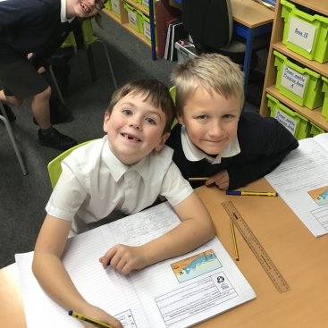 Antony Primary School Children working