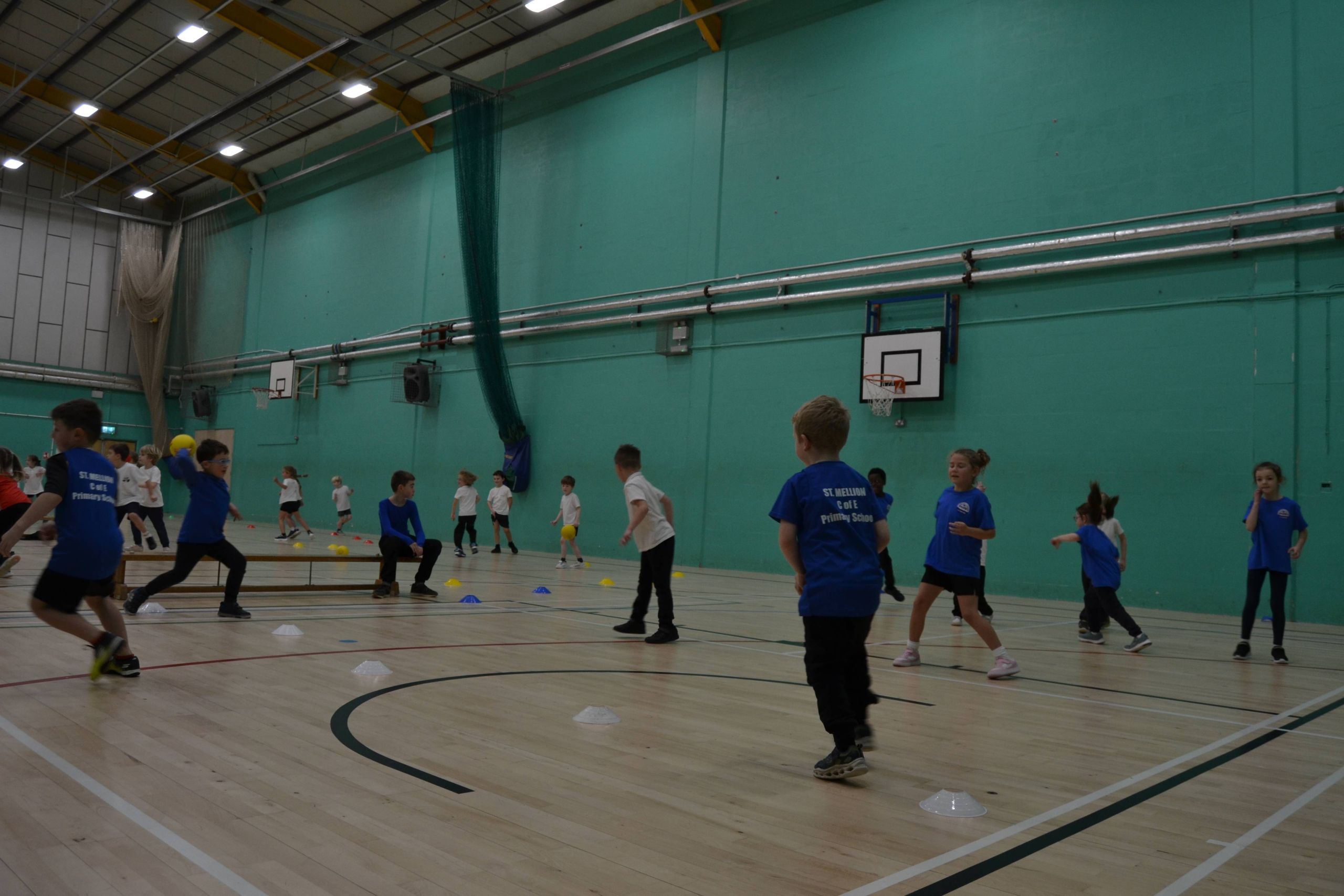 St Barnabas Trust KS1 Dodgeball east cornwall