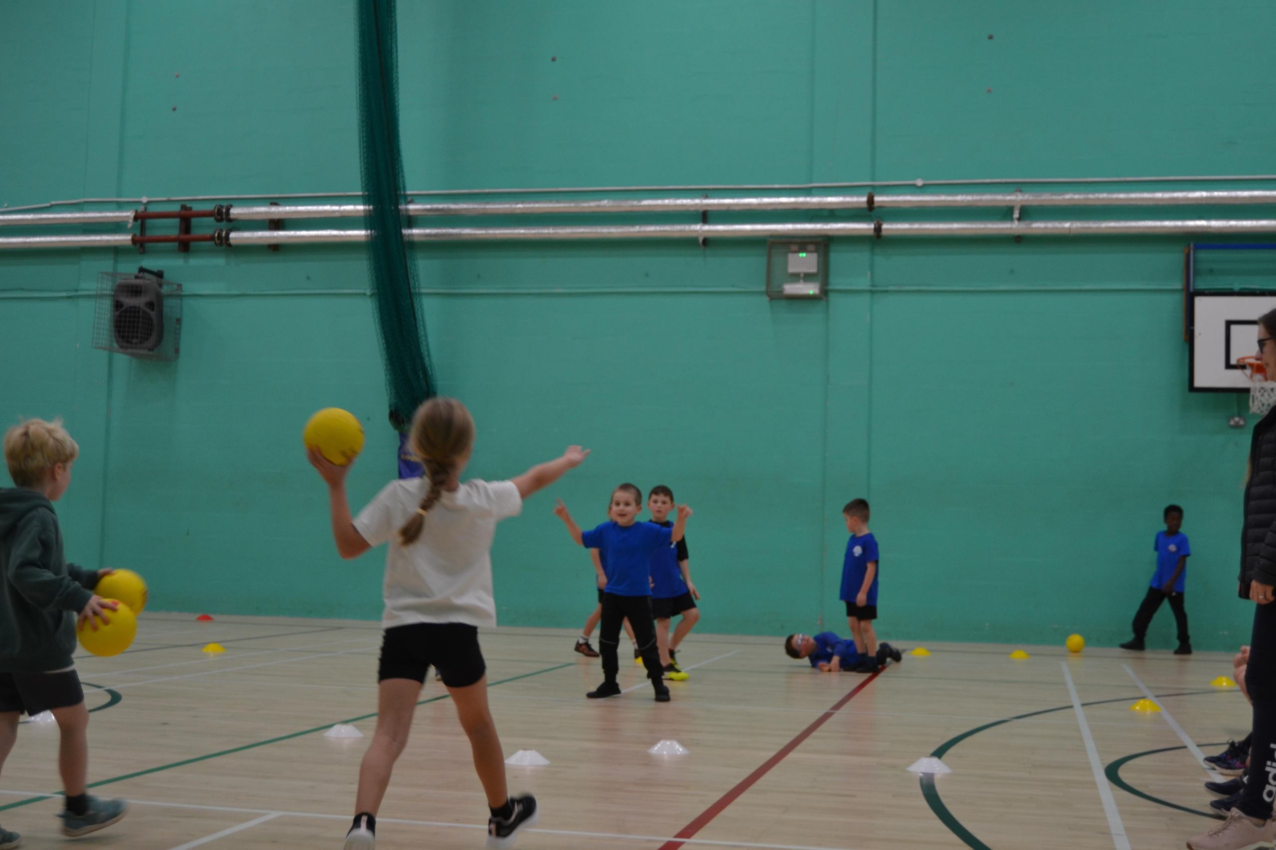 St Barnabas Trust KS1 Dodgeball - st mellion