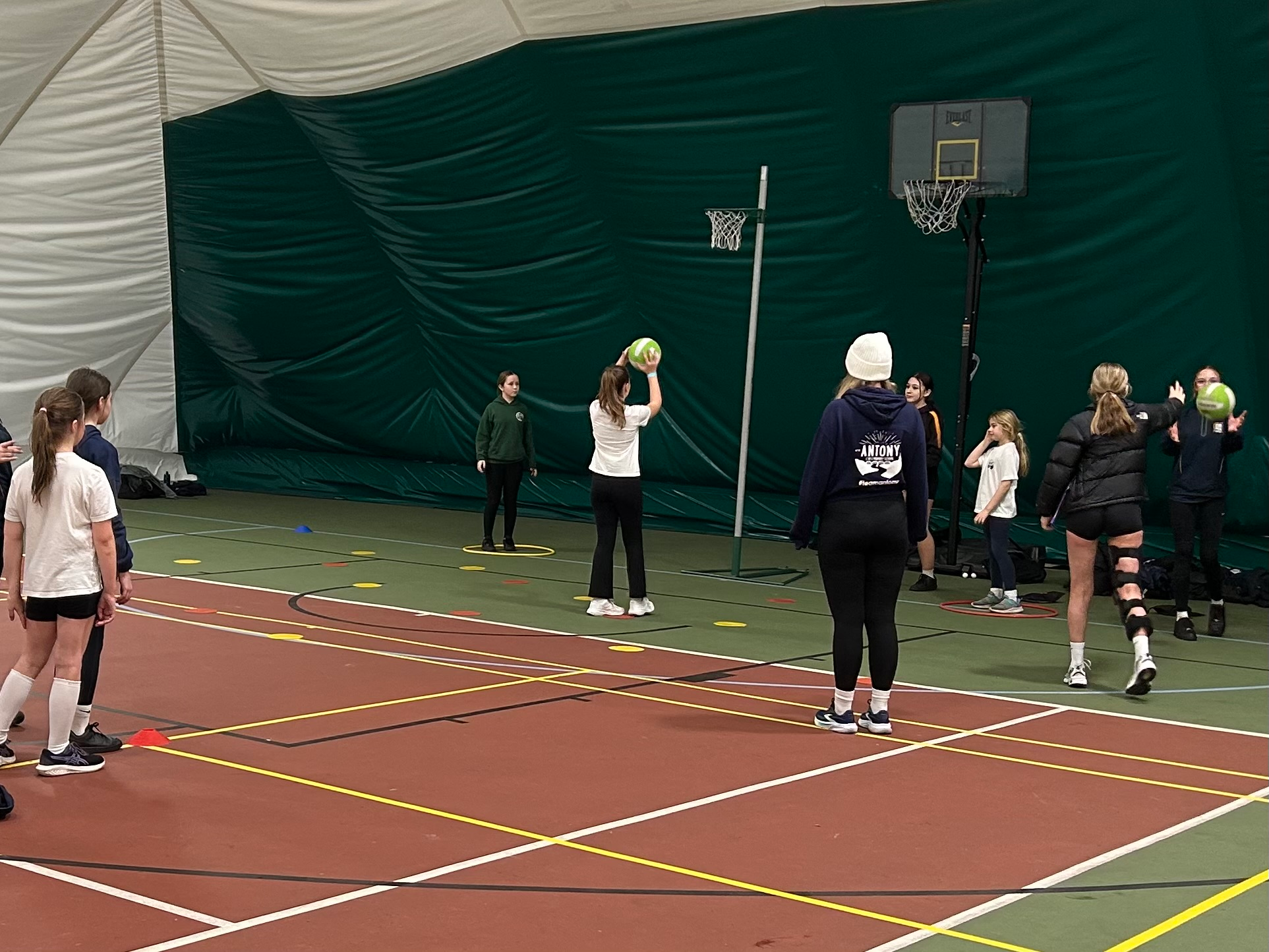 St Barnabas Trust KS2 Netball - Shooting